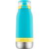 imageEllo Emma 14oz Vacuum Insulated Stainless Steel Kids Water Bottle with Straw and Builtin Carrying Handle and LeakProof Locking Lid for School Backpack Lunchbox and Outdoor SportsSky