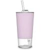 imageEllo Tidal Glass Tumbler with StrawCashmere Pink