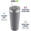 imageEllo Beacon Vacuum Insulated Stainless Steel Tumbler with Slider Lid and Optional StrawCashmere Pink