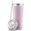 imageEllo Beacon Vacuum Insulated Stainless Steel Tumbler with Slider Lid and Optional StrawCashmere Pink
