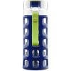 imageEllo Dash Tritan Plastic Kids Water Bottle with Silicone SleeveTouchdown Blue
