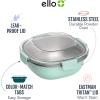 imageEllo Stainless Steel Lunch Bowl Food Storage Container with LeakProof Lid 65 Cup Peach
