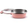 imageEllo Stainless Steel Lunch Bowl Food Storage Container with LeakProof Lid 65 Cup Peach