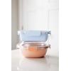 imageEllo Stainless Steel Lunch Bowl Food Storage Container with LeakProof Lid 65 Cup Peach