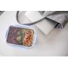 imageEllo Stainless Steel Rectangle Food Storage Meal Prep Container with LeakProof Lids 4 Cup Dusty BlueDusty Blue