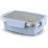 imageEllo Stainless Steel Rectangle Food Storage Meal Prep Container with LeakProof Lids 4 Cup Dusty BlueDusty Blue