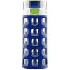 imageEllo Dash Tritan Plastic Kids Water Bottle with Silicone SleeveTouchdown Blue