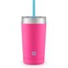 imageEllo Rise Vacuum Insulated Stainless Steel Tumbler with Optional StrawPopsicle Pink