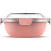 imageEllo Stainless Steel Lunch Bowl Food Storage Container with LeakProof Lid 65 Cup Peach