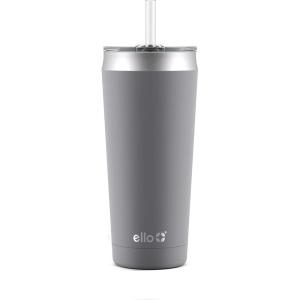 imageEllo Beacon Vacuum Insulated Stainless Steel Tumbler with Slider Lid and Optional StrawGray