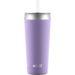 imageEllo Beacon Vacuum Insulated Stainless Steel Tumbler with Slider Lid and Optional StrawLilac