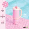 imageEllo Oasis Tumbler with Handle ampamp Retracting Straw  Reusable Insulated Stainless Steel Cup 100 Leakproof Gifts for Teens Women Men  Keeps cold for 20 Hours 40oz 30oz Cup Holder FriendlySunrise Glow