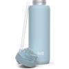 imageEllo Cooper Stainless Steel Water Bottle with Straw and Carry Handle Double Walled and Vacuum Insulated Metal Leak Proof Locking Lid with Soft Silicone Spout Reusable BPA Free 22oz 32oz 40ozLight Blue