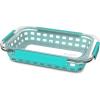 imageEllo Duraglass Bakeware  Glass Baking Dish with Airtight Durable Tritan Lid and Silicone Sleeve Trivet  Freezer to Oven Safe 7 x 112 Quart Aquaviva