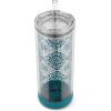 imageEllo Peak Double Wall Insulated Plastic Tumbler with Straw 22 oz Antigua Morocco