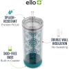 imageEllo Peak Double Wall Insulated Plastic Tumbler with Straw 22 oz Antigua Morocco