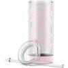 imageEllo Peak Double Wall Insulated Plastic Tumbler with Straw 22 oz Pink Satin Lasers