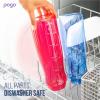 imagePogo Plastic Water Bottle with Chug Lid and Carry Handle Reusable BPA Free Dishwasher Safe Perfect for Travel School Outdoors and Gym  18oz 32oz 40oz 64ozPurple