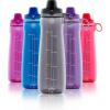 imagePogo Plastic Water Bottle with Chug Lid and Carry Handle Reusable BPA Free Dishwasher Safe Perfect for Travel School Outdoors and Gym  18oz 32oz 40oz 64ozGrey
