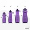 imagePogo Plastic Water Bottle with Chug Lid and Carry Handle Reusable BPA Free Dishwasher Safe Perfect for Travel School Outdoors and Gym  18oz 32oz 40oz 64ozPurple