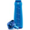 imagePogo Plastic Water Bottle with Chug Lid and Carry Handle Reusable BPA Free Dishwasher Safe Perfect for Travel School Outdoors and Gym  18oz 32oz 40oz 64ozBlue