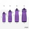 imagePogo Plastic Water Bottle with Chug Lid and Carry Handle Reusable BPA Free Dishwasher Safe Perfect for Travel School Outdoors and Gym  18oz 32oz 40oz 64ozPurple
