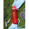 imagePogo Plastic Water Bottle with Chug Lid and Carry Handle Reusable BPA Free Dishwasher Safe Perfect for Travel School Outdoors and Gym  18oz 32oz 40oz 64ozPink