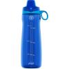 imagePogo Plastic Water Bottle with Chug Lid and Carry Handle Reusable BPA Free Dishwasher Safe Perfect for Travel School Outdoors and Gym  18oz 32oz 40oz 64ozBlue