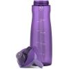 imagePogo Plastic Water Bottle with Chug Lid and Carry Handle Reusable BPA Free Dishwasher Safe Perfect for Travel School Outdoors and Gym  18oz 32oz 40oz 64ozPurple