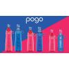 imagePogo Plastic Water Bottle with Chug Lid and Carry Handle Reusable BPA Free Dishwasher Safe Perfect for Travel School Outdoors and Gym  18oz 32oz 40oz 64ozBlue Atoll