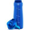 imagePogo Plastic Water Bottle with Chug Lid and Carry Handle Reusable BPA Free Dishwasher Safe Perfect for Travel School Outdoors and Gym  18oz 32oz 40oz 64ozBlue