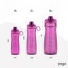 imagePogo Plastic Water Bottle with Chug Lid and Carry Handle Reusable BPA Free Dishwasher Safe Perfect for Travel School Outdoors and Gym  18oz 32oz 40oz 64ozFuchsia