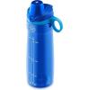 imagePogo Plastic Water Bottle with Chug Lid and Carry Handle Reusable BPA Free Dishwasher Safe Perfect for Travel School Outdoors and Gym  18oz 32oz 40oz 64ozBlue