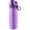 imagePogo Plastic Water Bottle with Chug Lid and Carry Handle Reusable BPA Free Dishwasher Safe Perfect for Travel School Outdoors and Gym  18oz 32oz 40oz 64ozPurple