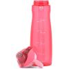imagePogo Plastic Water Bottle with Chug Lid and Carry Handle Reusable BPA Free Dishwasher Safe Perfect for Travel School Outdoors and Gym  18oz 32oz 40oz 64ozPink