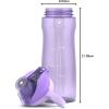 imagePogo Plastic Water Bottle with Chug Lid and Carry Handle Reusable BPA Free Dishwasher Safe Perfect for Travel School Outdoors and Gym  18oz 32oz 40oz 64ozLilac