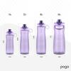 imagePogo Plastic Water Bottle with Chug Lid and Carry Handle Reusable BPA Free Dishwasher Safe Perfect for Travel School Outdoors and Gym  18oz 32oz 40oz 64ozLilac