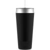 imageEllo Beacon Vacuum Insulated Stainless Steel Tumbler with Slider Lid and Optional Straw 32 oz