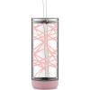 imageEllo Peak Double Wall Insulated Plastic Tumbler with Straw 22 oz Pink Satin Lasers