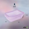 imageEllo Snap ampamp Nest 10Piece 45 Cup Plastic Meal Prep Set Reusable Food Containers for Healthy Eating Freezer Dishwasher Safe Desert FestivalBerry Fields