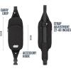 imageEllo Crossbody Sling Water Bottle Bag  Holds Bottles Up to 40oz  HandsFree Bottle Carrier with Zippered Pockets Adjustable Strap and Drawstring Holder  Machine Washable  BlackBlack