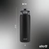 imageEllo Kids Pop ampamp Fill 18oz Stainless Steel Water Bottle with Quick Fill Technology DoubleWall Vacuum Insulation Leak Proof Locking Lid Sip ampamp Chug BPA Free Gifts for Girls Boys LighthouseTonal Black