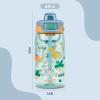 imageEllo Kids Pop ampamp Fill 16oz Tritan Plastic Water Bottle with Quick Fill Technology Leak Proof Locking Lid Sip ampamp Chug BPA Free Dishwasher Safe For School Lunchboxes RainbowsDino