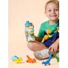 imageEllo Kids Pop ampamp Fill 16oz Tritan Plastic Water Bottle with Quick Fill Technology Leak Proof Locking Lid Sip ampamp Chug BPA Free Dishwasher Safe For School Lunchboxes RainbowsDino