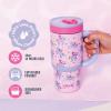 imageEllo Oasis 14oz Toddler Tumbler with Handle ampamp Retracting Straw 100 Leakproof Reusable Insulated Stainless Steel Cup Gifts for Kids Girls BoysUnicorns