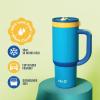 imageEllo Oasis 18oz Kids Tumbler with Handle ampamp Retracting Straw 100 Leakproof Reusable Insulated Stainless Steel Cup Gifts for Teens Girls BoysGlacier