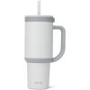 imageEllo Oasis 24oz Tumbler with Handle ampamp Retracting Straw  Reusable Insulated Stainless Steel Cup 100 Leakproof Gifts for Teens Women Men  Keeps cold for 24 Hours Cup Holder Friendly Twilight BlushGrayscale