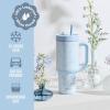 imageEllo Oasis 24oz Tumbler with Handle ampamp Retracting Straw  Reusable Insulated Stainless Steel Cup 100 Leakproof Gifts for Teens Women Men  Keeps cold for 24 Hours Cup Holder Friendly Twilight BlushSweet Alyssum