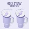 imageEllo Oasis 24oz Tumbler with Handle ampamp Retracting Straw  Reusable Insulated Stainless Steel Cup 100 Leakproof Gifts for Teens Women Men  Keeps cold for 24 Hours Cup Holder Friendly Twilight BlushSweet Alyssum