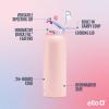 imageEllo Pop ampamp Fill Stainless Steel Water Bottle with Quick Fill Technology Double Walled Vacuum Insulated Metal Leak Proof Locking Lid Sip ampamp Chug BPA Free Holiday Gift for Him Her 22oz 32oz 40oz